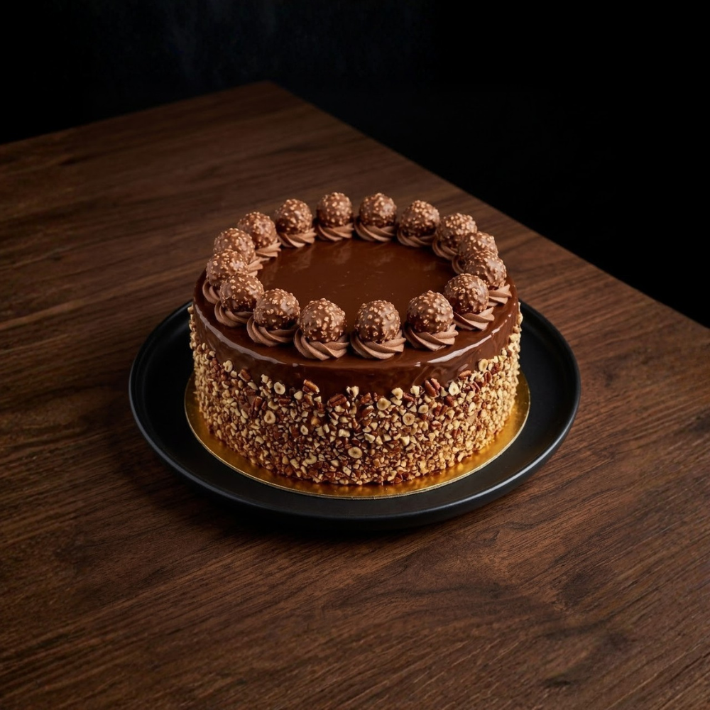 Tarta Ferrero Rocher